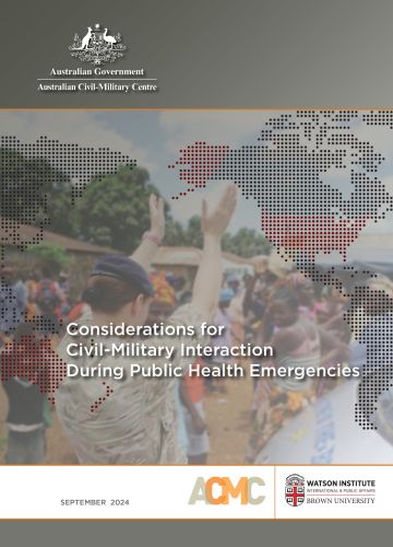 Considerations for Civil-Military Interaction During Health Emergencies