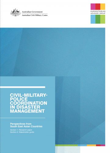 Civil-Military-Police Coordination in Disaster Management - Publication cover art